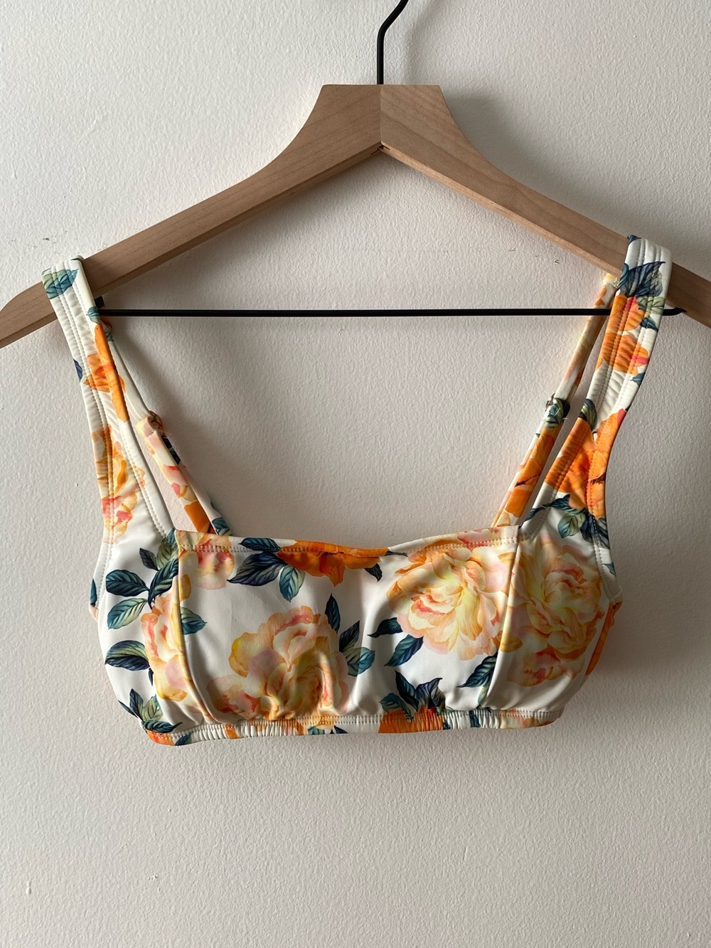 Shade & Shore Women’s Floral Swim Top // Size Small